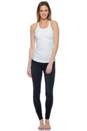 Custom logo cross back plain women tank top gym